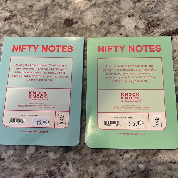 2 Note Pads 50 sheets each - Picture 2 of 2